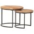 vidaXL Nesting Tables 2 pcs Solid Wood Acacia - Image 6