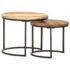 vidaXL Nesting Tables 2 pcs Solid Wood Acacia - Image 8