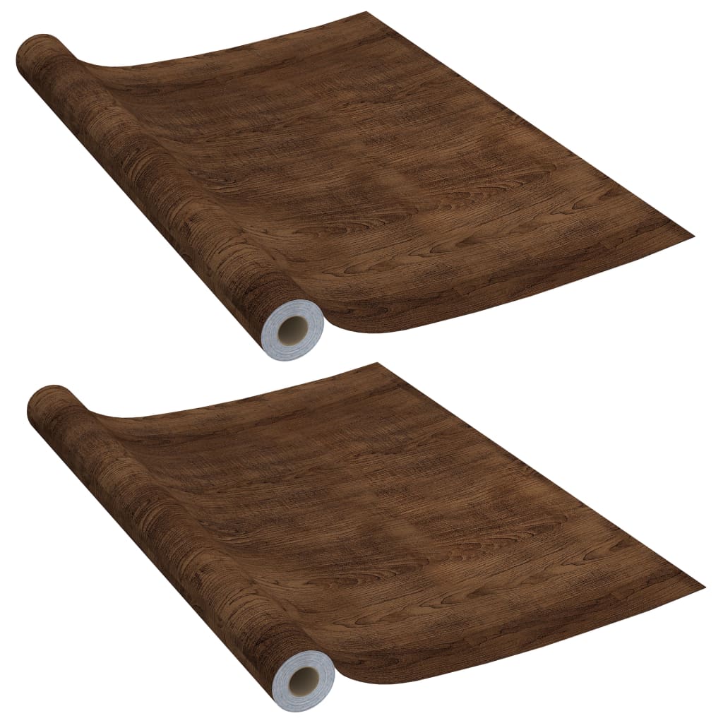 8719883804729_a_en_hd_1 vidaXL Self-adhesive Door Films 2 pcs Dark Oak 210x90 cm PVC - Image 2