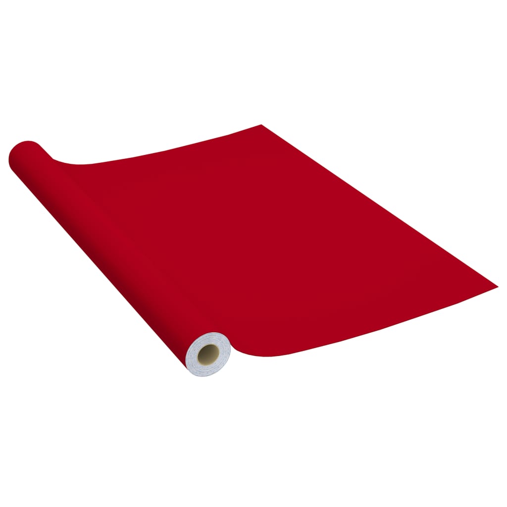 8719883804828_a_en_hd_1 vidaXL Self-adhesive Furniture Film Red 500x90 cm PVC - Image 2