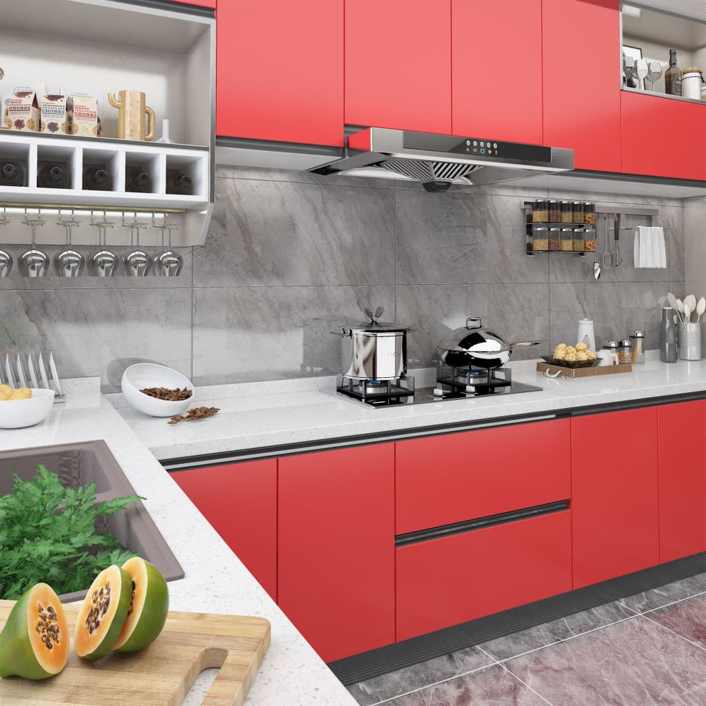 8719883804828_m_en_hd_1 vidaXL Self-adhesive Furniture Film Red 500x90 cm PVC - Image 1