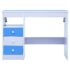 vidaXL Children Drawing Study Desk Tiltable Blue and White - Image 4