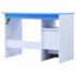 vidaXL Children Drawing Study Desk Tiltable Blue and White - Image 7