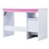vidaXL Children Drawing Study Desk Tiltable Pink and White - Image 7