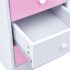 vidaXL Children Drawing Study Desk Tiltable Pink and White - Image 10