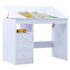 vidaXL Children Drawing Study Desk Tiltable White - Image 2