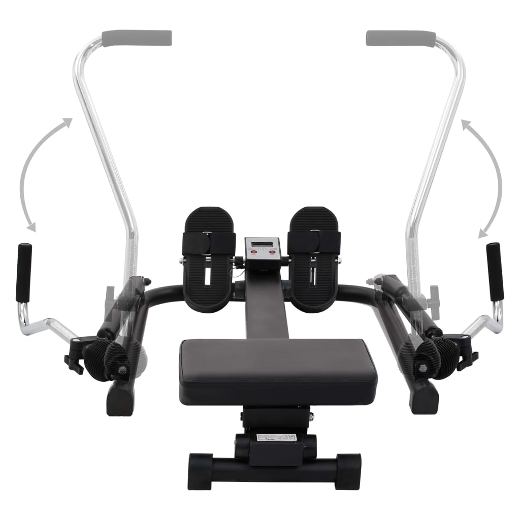 8719883807560_g_en_hd_3 vidaXL Rowing Machine 5 Level Hydraulic Resistance - Image 4