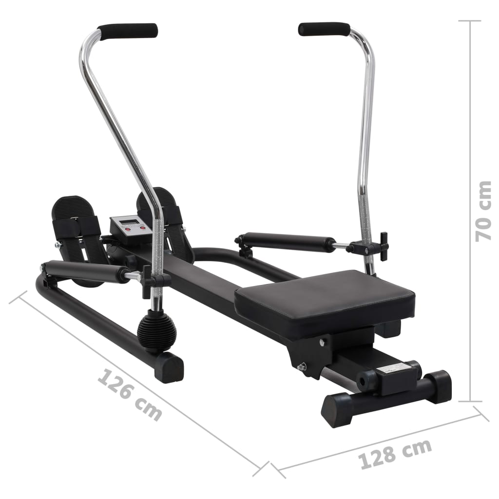 8719883807560_g_en_hd_9 vidaXL Rowing Machine 5 Level Hydraulic Resistance - Image 10