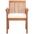vidaXL 5 Piece Outdoor Dining Set with Cushions Solid Wood Acacia - Image 5