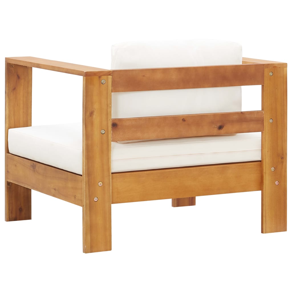8719883808758_g_en_hd_4 vidaXL 4 Piece Garden Lounge Set with Cushions Cream Solid Acacia Wood - Image 5