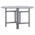 vidaXL 5 Piece Garden Dining Set Solid Wood Acacia Grey - Image 3