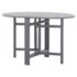 vidaXL 5 Piece Garden Dining Set Solid Wood Acacia Grey - Image 4
