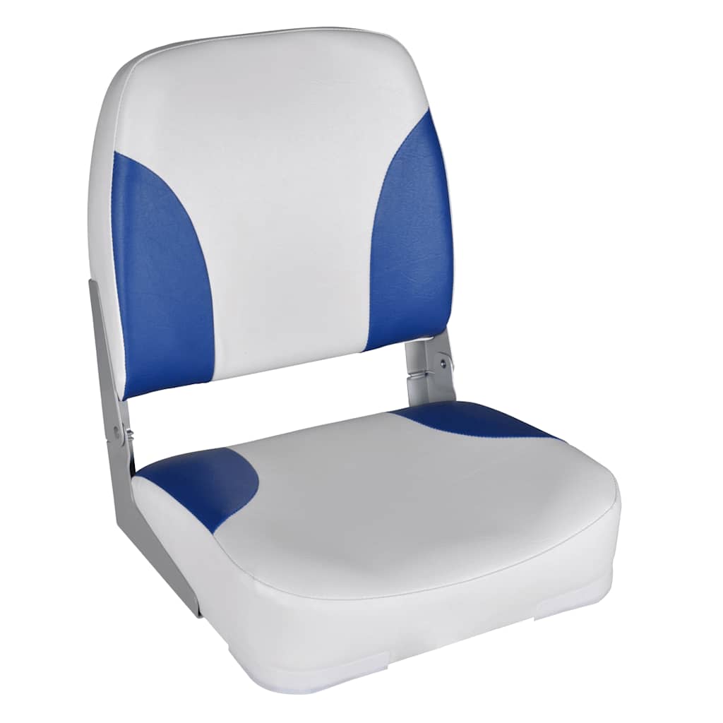 8719883809298_g_en_hd_1 vidaXL Boat Seats 2 pcs Foldable Backrest With Blue-white Pillow 41x36x48 cm - Image 2