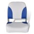 vidaXL Boat Seats 2 pcs Foldable Backrest With Blue-white Pillow 41x36x48 cm - Image 3