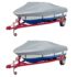 vidaXL Boat Covers 2 pcs Grey Length 610-671 cm Width 254 cm