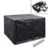 vidaXL Garden Furniture Covers 2 pcs 4 Person Poly Rattan Set 8 Eyelets 113x113cm - Image 2