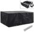 vidaXL Garden Furniture Covers 2 pcs 8 Person Poly Rattan Set 10 Eyelets 229x113 cm - Image 2