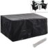 vidaXL Garden Furniture Covers 2 pcs 4 Person Poly Rattan Set 8 Eyelets 180x140 cm - Image 2
