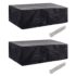 vidaXL Garden Furniture Covers 2 pcs 8 Person Poly Rattan Set 10 Eyelets 300x140 cm