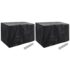 vidaXL Garden Furniture Covers 2 pcs 8 Eyelets 140x70x90 cm