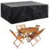 vidaXL Garden Furniture Covers 2 pcs 8 Eyelets 242x162x100 cm - Image 2