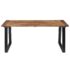vidaXL Dining Table Solid Acacia Wood 180x90 cm - Image 2