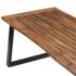vidaXL Dining Table Solid Acacia Wood 180x90 cm - Image 4