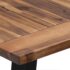 vidaXL Dining Table Solid Acacia Wood 180x90 cm - Image 5
