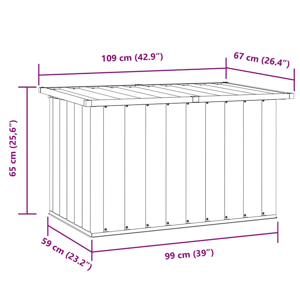 8719883811093_g_en_hd_10 vidaXL Garden Storage Box Anthracite 109x67x65 cm - Image 11