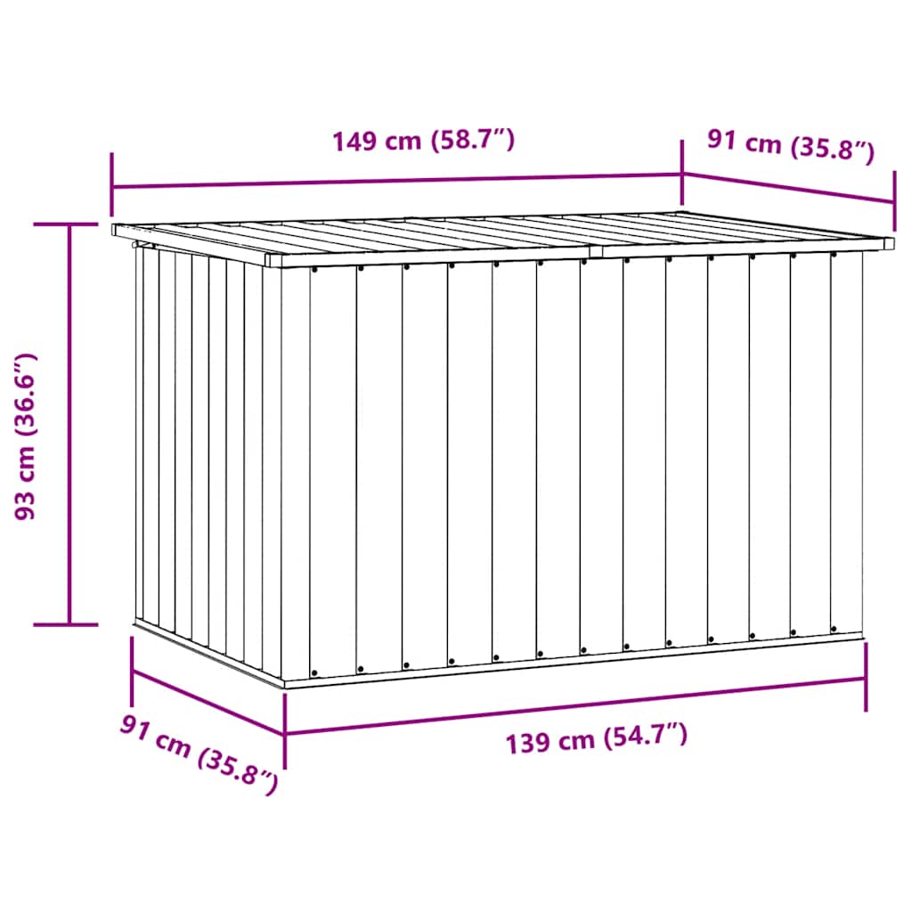 8719883811178_g_en_hd_10 vidaXL Garden Storage Box Anthracite 149x99x93 cm - Image 12