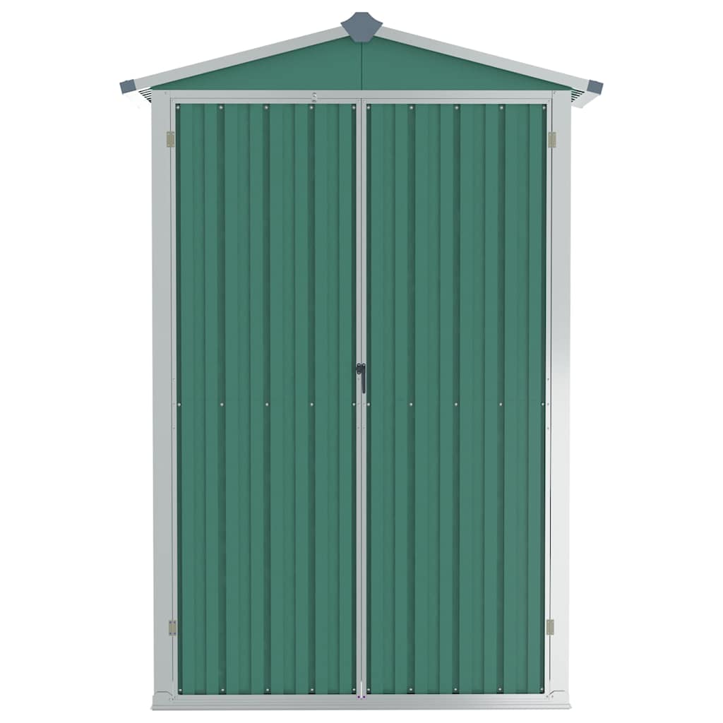 8719883811512_g_en_hd_2 vidaXL Garden Shed Green 116x45x175 cm Galvanised Steel - Image 4