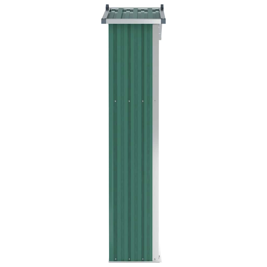 8719883811512_g_en_hd_3 vidaXL Garden Shed Green 116x45x175 cm Galvanised Steel - Image 5