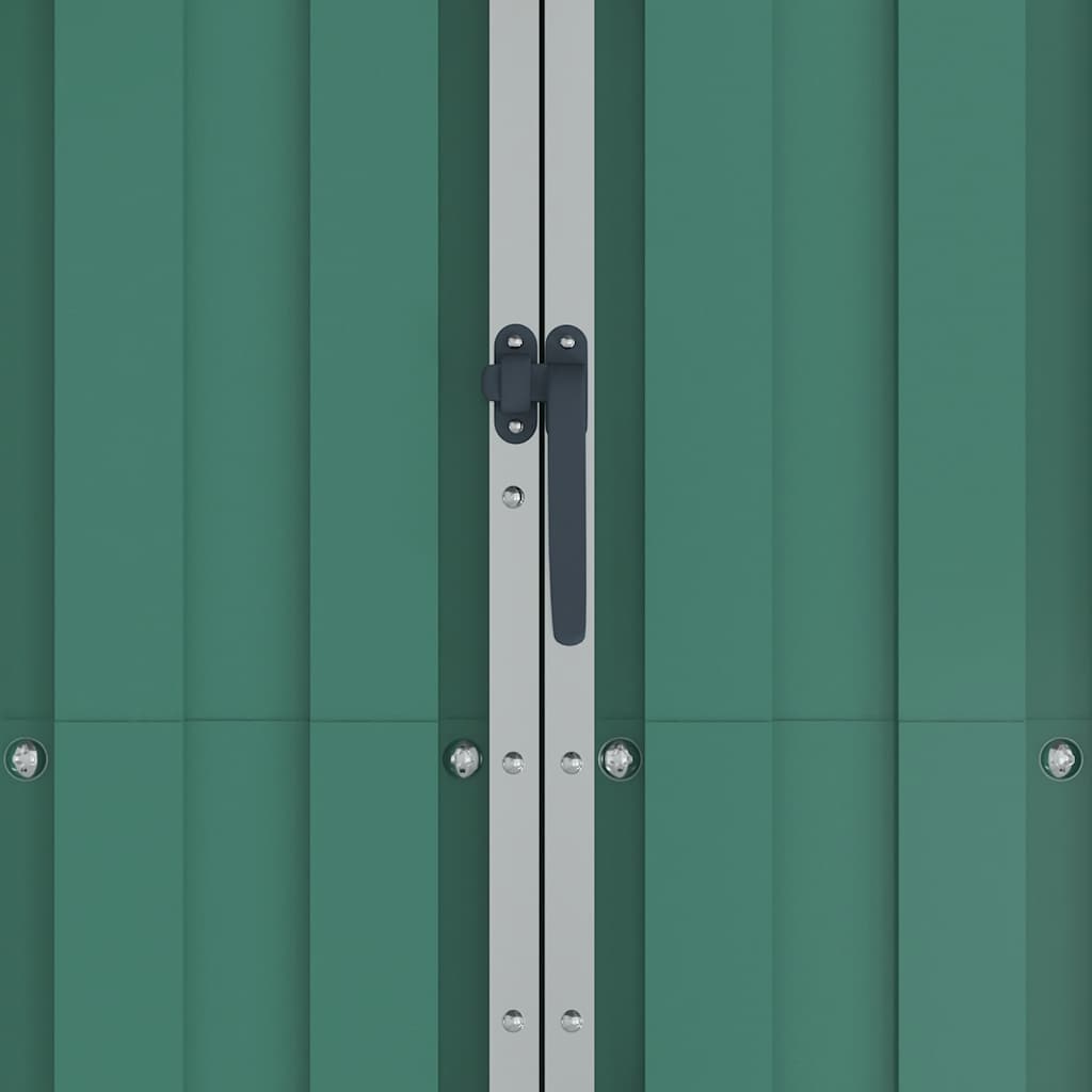 8719883811512_g_en_hd_5 vidaXL Garden Shed Green 116x45x175 cm Galvanised Steel - Image 7