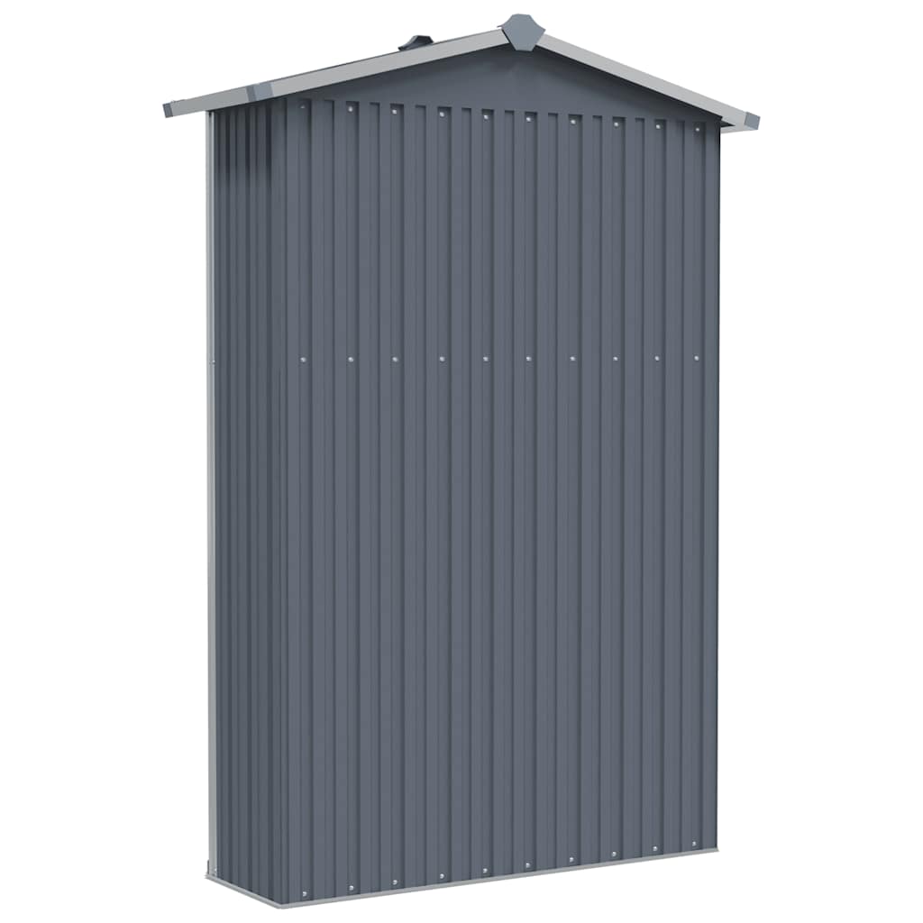 8719883811529_g_en_hd_4 vidaXL Garden Shed Grey 116x45x175 cm Galvanised Steel - Image 6