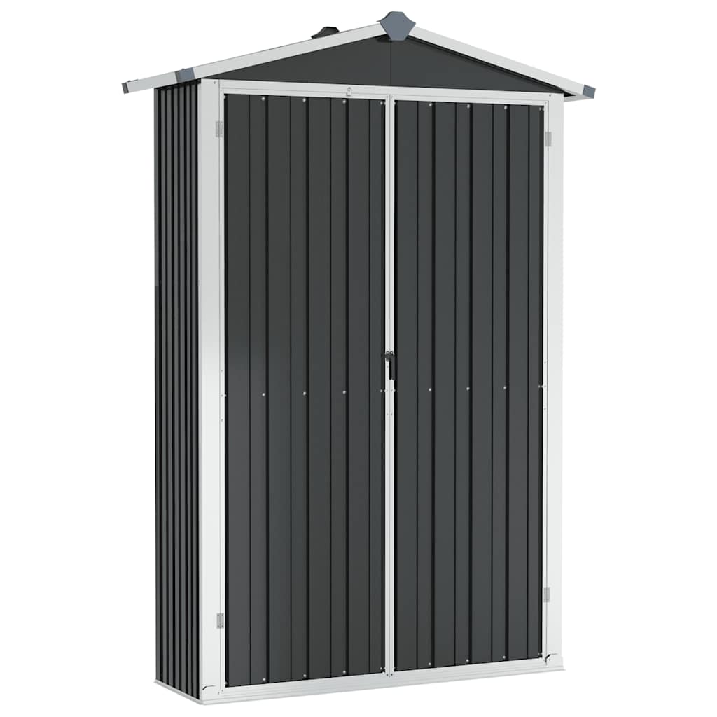 8719883811536_a_en_hd_1 vidaXL Garden Shed Anthracite 116x45x175 cm Galvanised Steel - Image 2