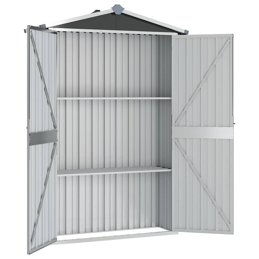 8719883811536_g_en_hd_1 vidaXL Garden Shed Anthracite 116x45x175 cm Galvanised Steel - Image 3