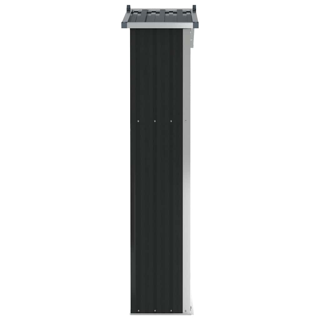 8719883811536_g_en_hd_3 vidaXL Garden Shed Anthracite 116x45x175 cm Galvanised Steel - Image 5