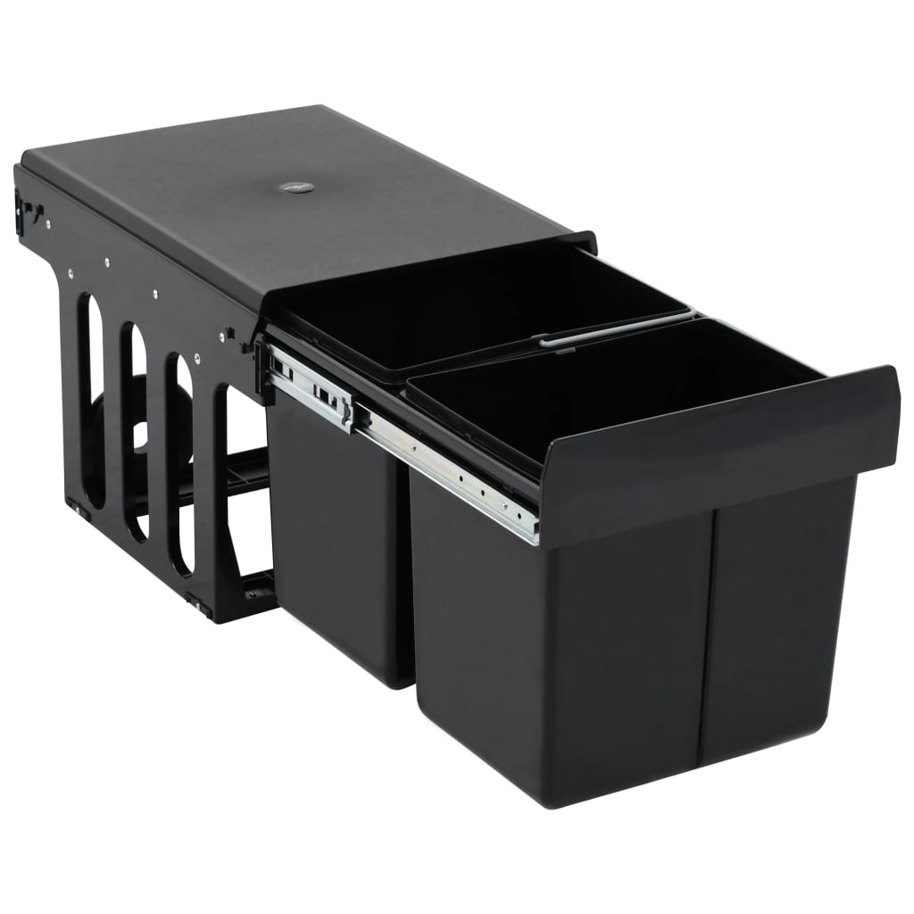 8719883811918_g_en_hd_2 vidaXL Kitchen Cupboard Pull-out Dustbin Soft-Close 36 L - Image 3