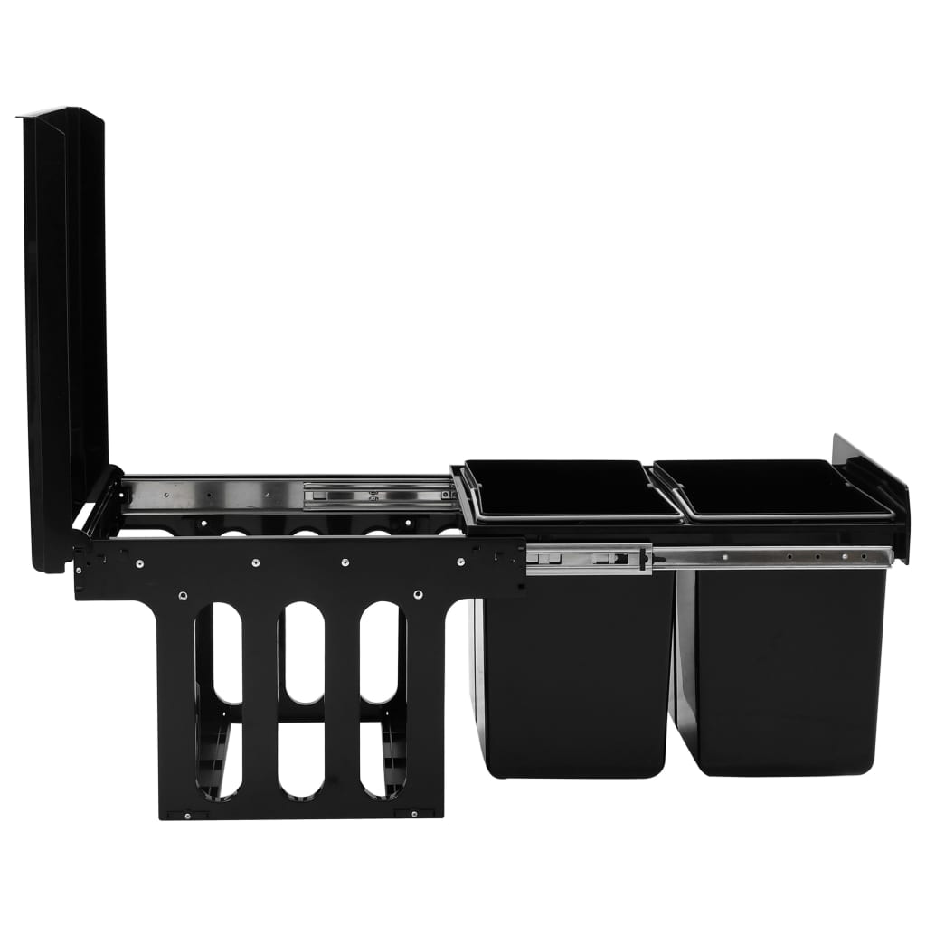8719883811918_g_en_hd_4 vidaXL Kitchen Cupboard Pull-out Dustbin Soft-Close 36 L - Image 5