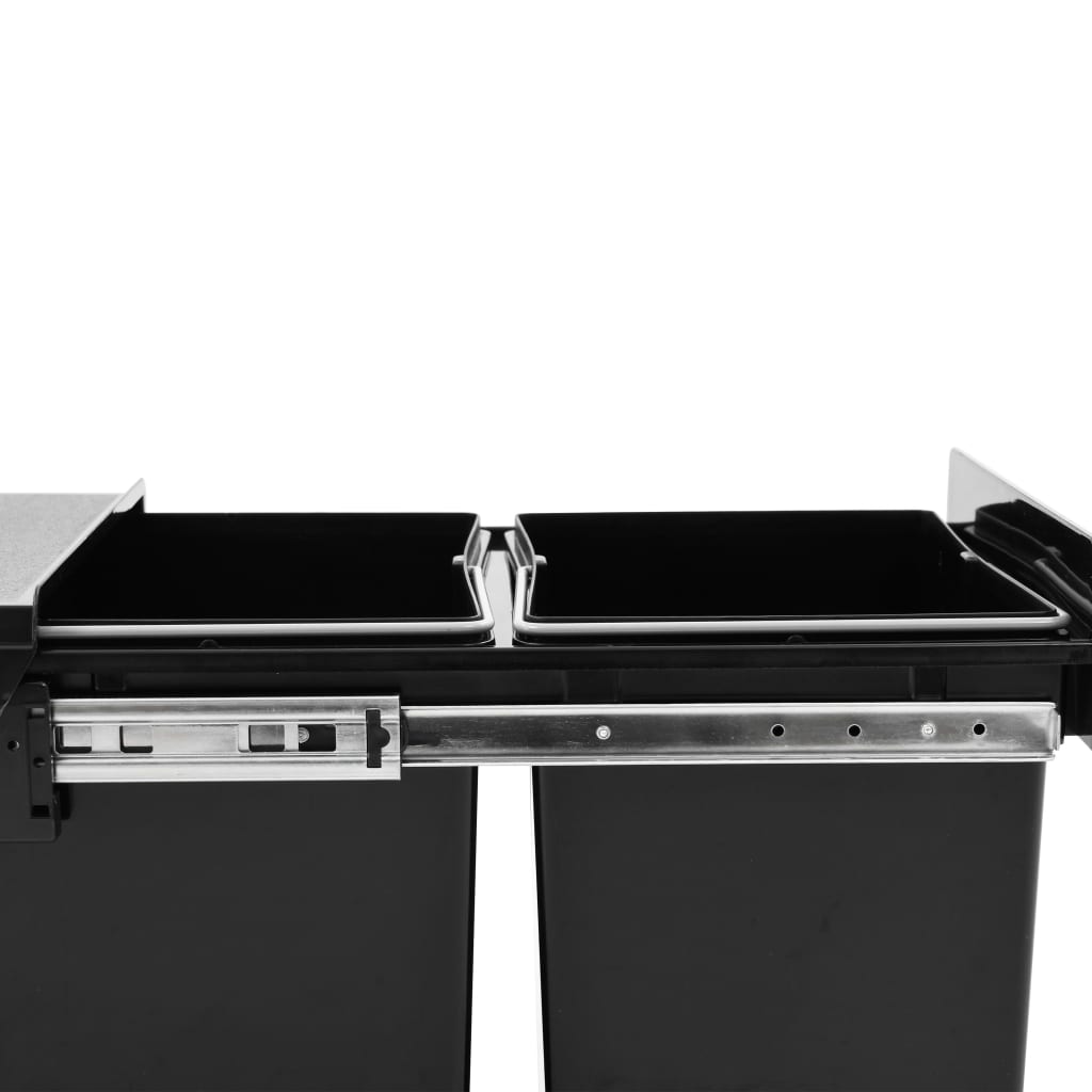 8719883811918_g_en_hd_5 vidaXL Kitchen Cupboard Pull-out Dustbin Soft-Close 36 L - Image 6