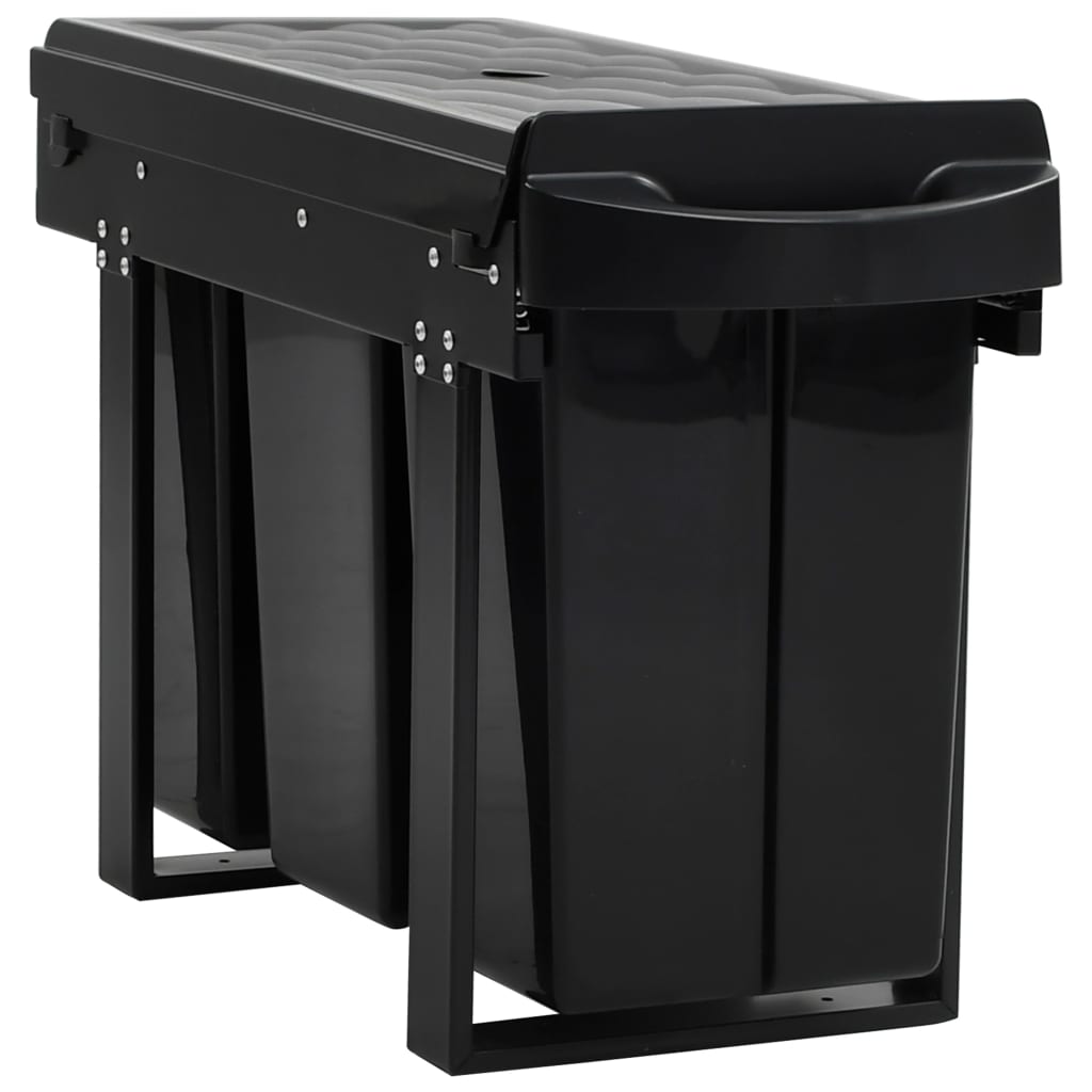 8719883811925_g_en_hd_1 vidaXL Kitchen Cupboard Pull-out Dustbin Soft-Close 36 L - Image 2