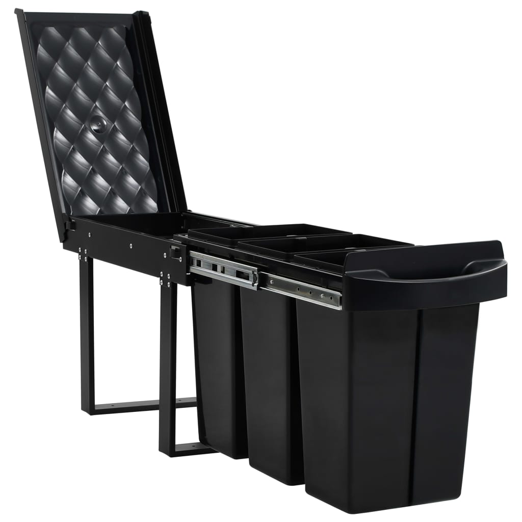 8719883811925_g_en_hd_2 vidaXL Kitchen Cupboard Pull-out Dustbin Soft-Close 36 L - Image 3