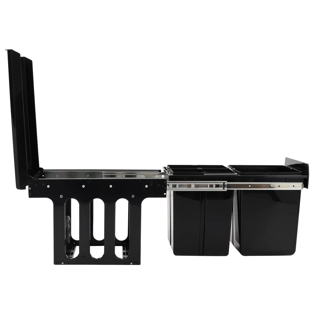 8719883811949_g_en_hd_4 vidaXL Kitchen Cupboard Pull-out Dustbin Soft-Close 48 L - Image 5