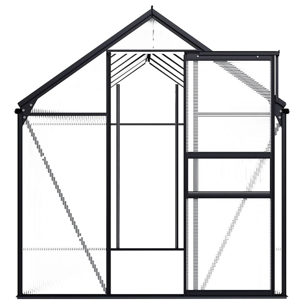 8719883813974_g_en_hd_2 vidaXL Greenhouse Anthracite Aluminium 7.03 m² - Image 3