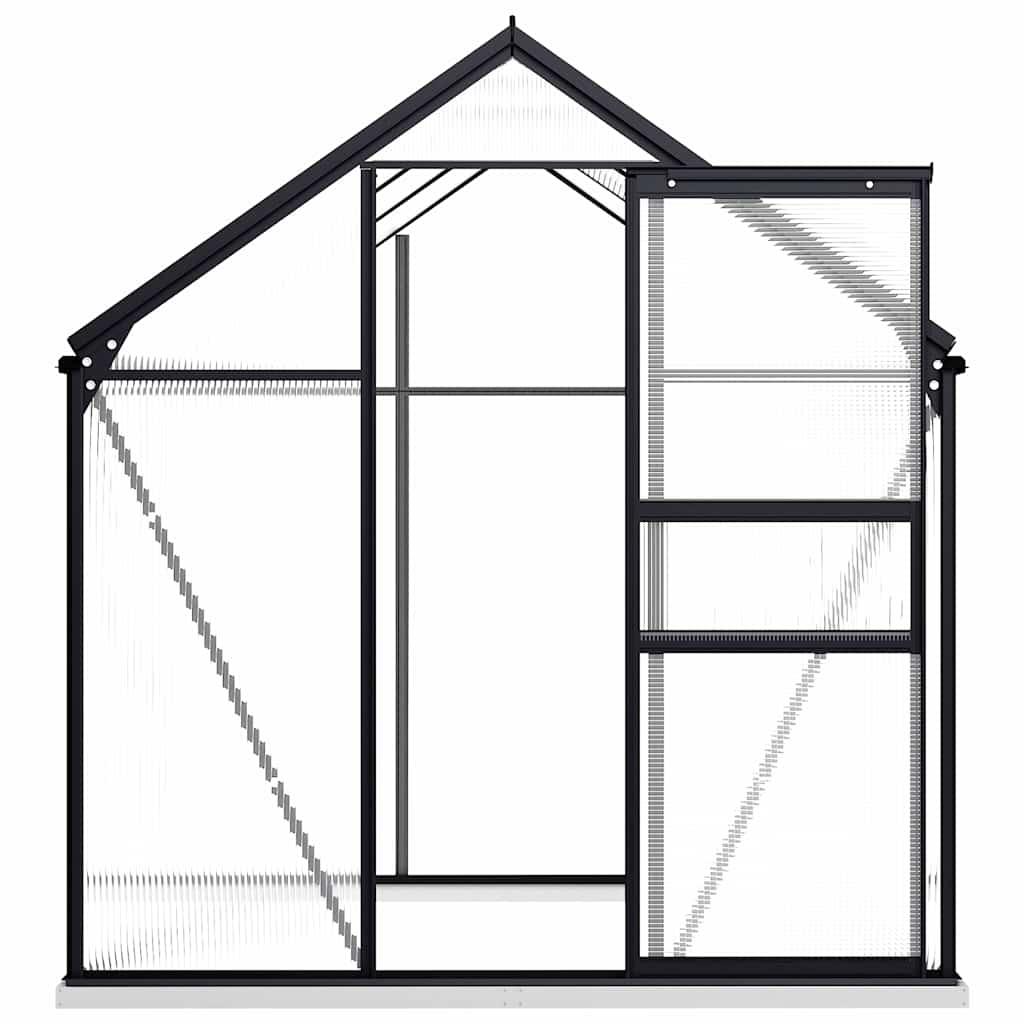 8719883814001_g_en_hd_2 vidaXL Greenhouse with Base Frame Anthracite Aluminium 3.61 m² - Image 4