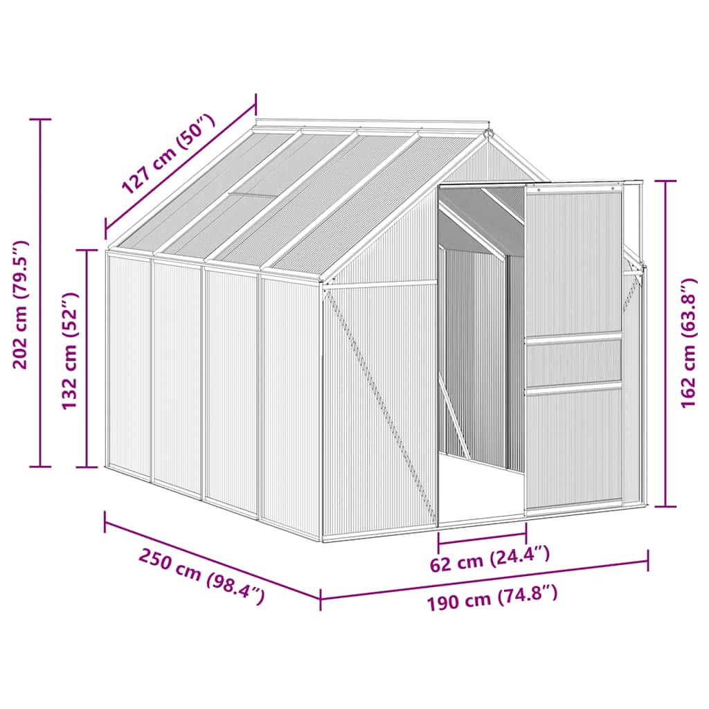 8719883814018_g_en_hd_6 vidaXL Greenhouse with Base Frame Anthracite Aluminium 4.75 m² - Image 8
