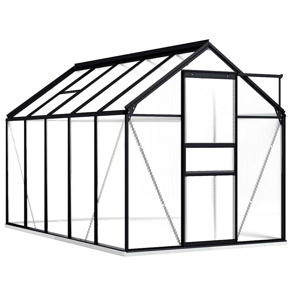 8719883814025_a_en_hd_1 vidaXL Greenhouse with Base Frame Anthracite Aluminium 5.89 m² - Image 2
