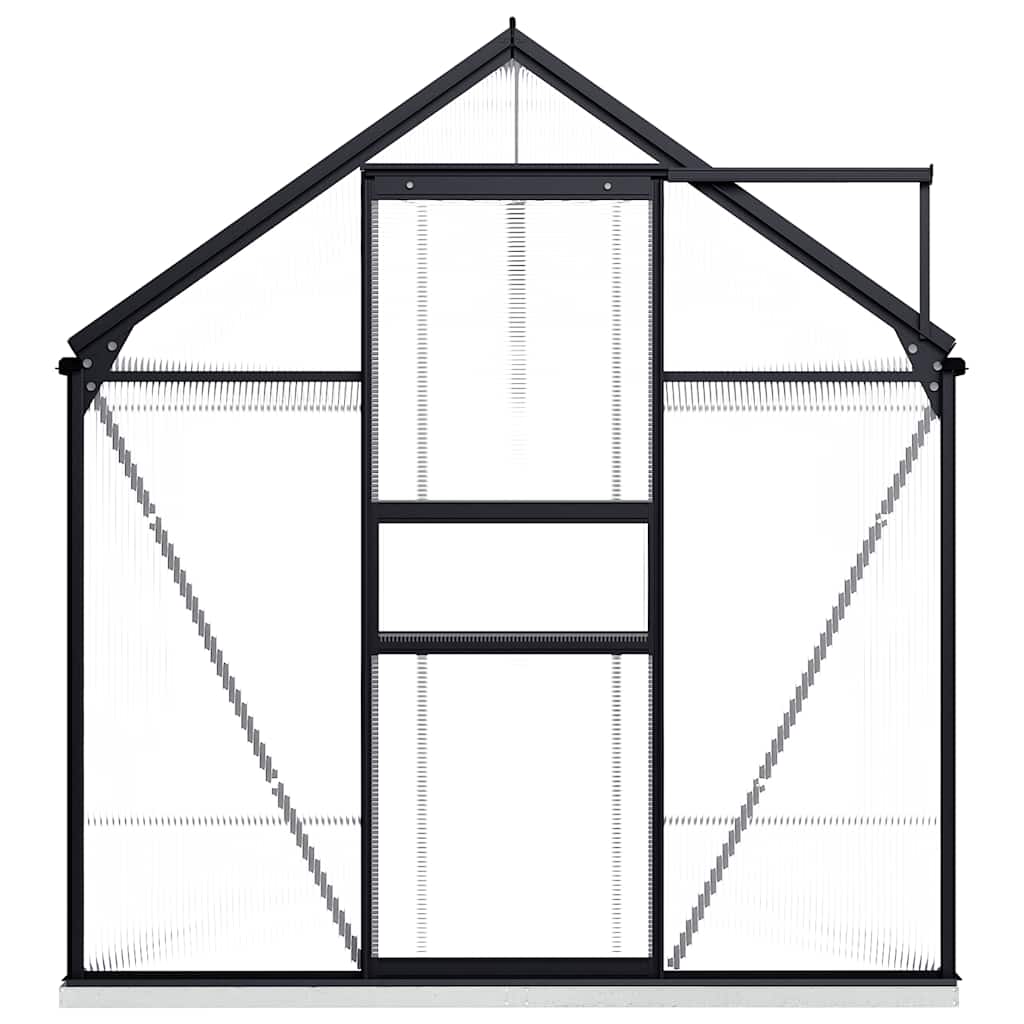 8719883814032_g_en_hd_1 vidaXL Greenhouse with Base Frame Anthracite Aluminium 7.03 m² - Image 2