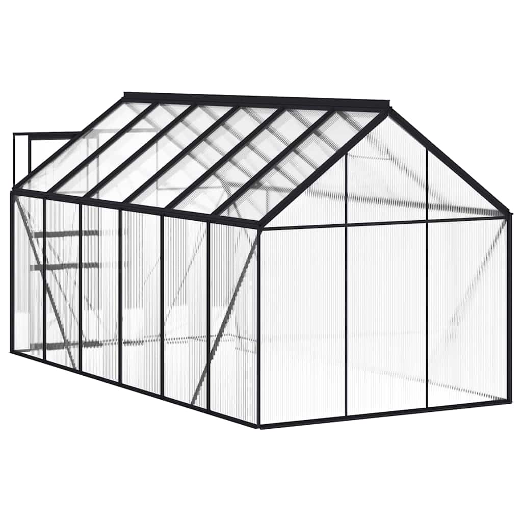 8719883814032_g_en_hd_4 vidaXL Greenhouse with Base Frame Anthracite Aluminium 7.03 m² - Image 5