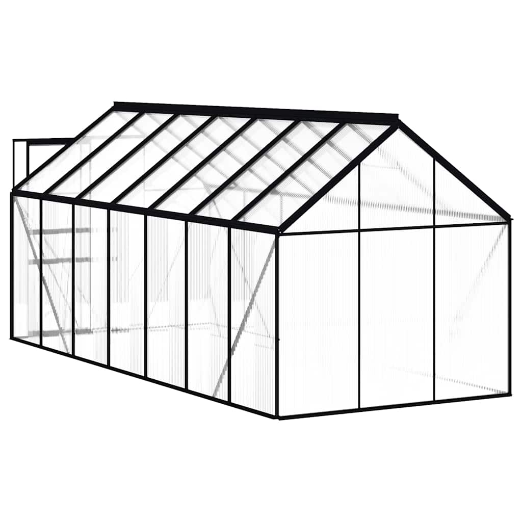 8719883814049_g_en_hd_4 vidaXL Greenhouse with Base Frame Anthracite Aluminium 8.17 m² - Image 6